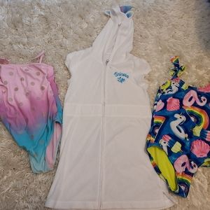 Girls Justice swimsuit bundle